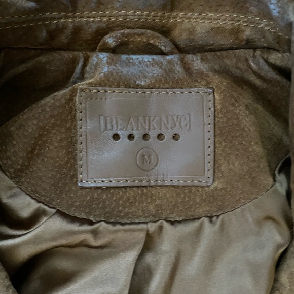 Blank NYC Suede Moto Jacket M - Picture 3 of 3